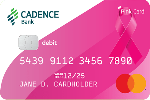 Pink Debit Card